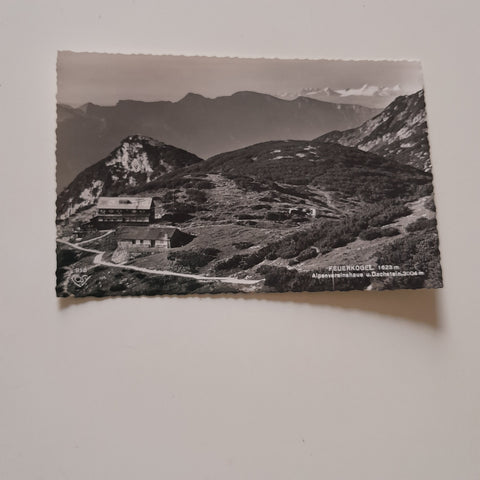 AK Feuerkogel. Alpenvereinshaus u. Dachstein.