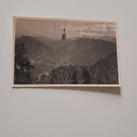 AK Seilbahn. Ebensee-Feuerkogel Traunseeblick u. Totesgebirge.