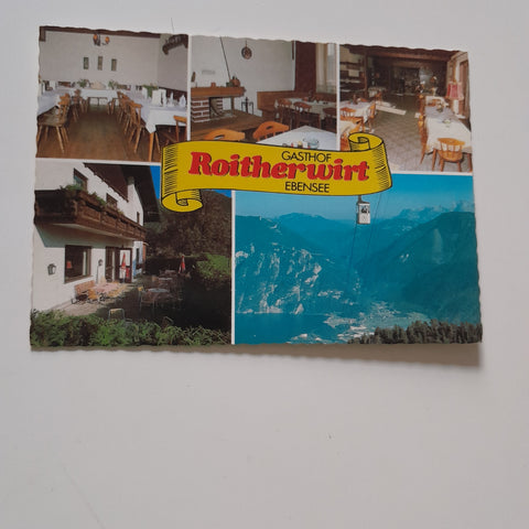 AK Ebensee. Gasthof Roitherwirt. J. Spitzer. Roitherstraße 25.