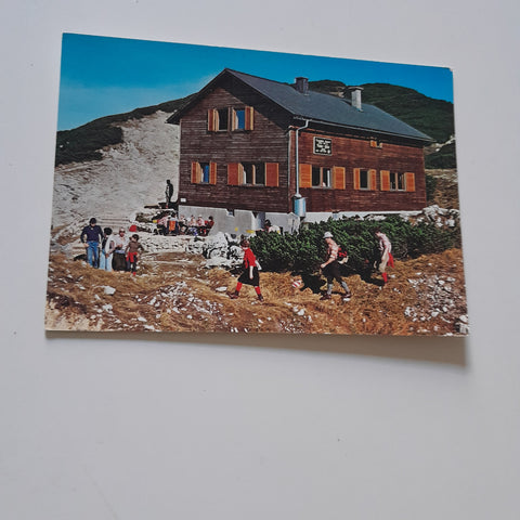 AK Rieder Hütte im Höllengebirge Alpenverein.
