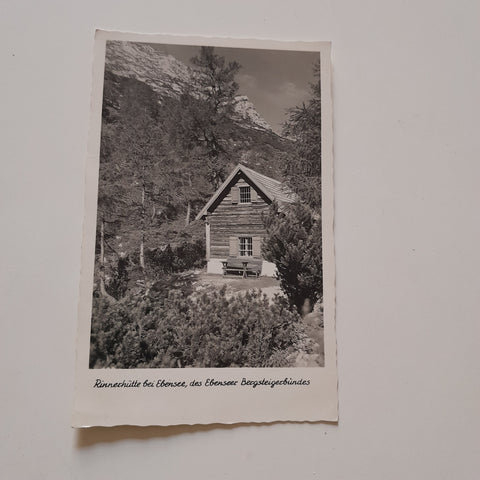 AK Rinnerhütte bei Ebensee des Ebenseer Bergsteigerbundes.