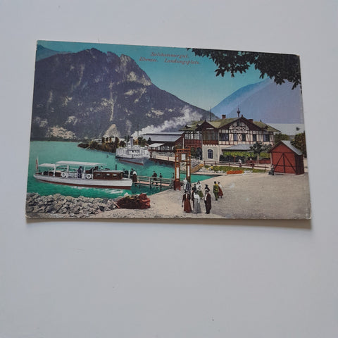 AK Ebensee. Landungsplatz. (1912)