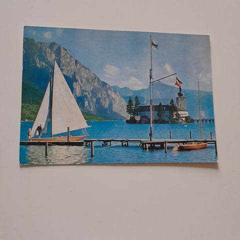 AK Schloß Ort, Traunsee.