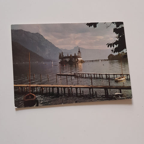AK Schloß Ort, Gmunden, Traunsee.