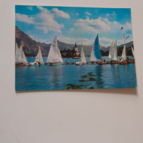 AK Schloß Ort, Gmunden, Traunsee.