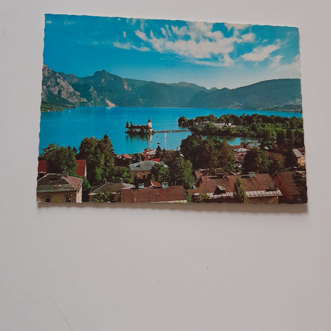 AK Schloß Ort, Gmunden, Traunsee.