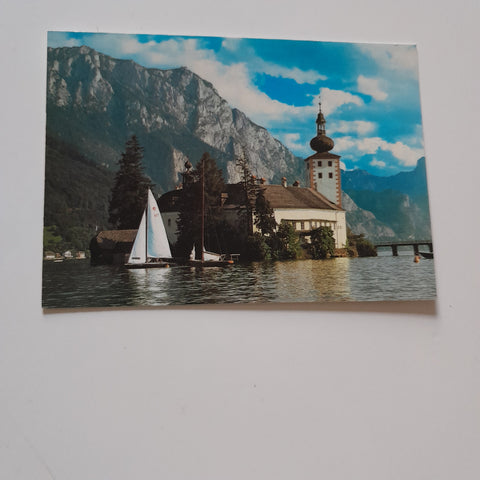 AK Schloß Ort, Gmunden, Traunsee.
