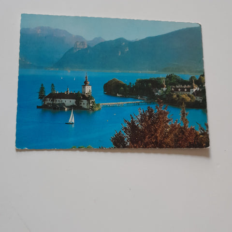 AK Schloß Ort, Gmunden, Traunsee.