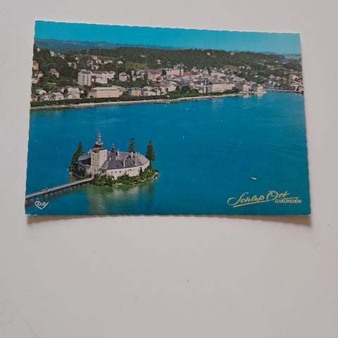 AK Schloß Ort, Gmunden, Traunsee.
