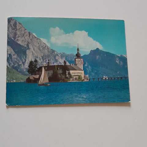 AK Schloß Ort, Gmunden, Traunsee.