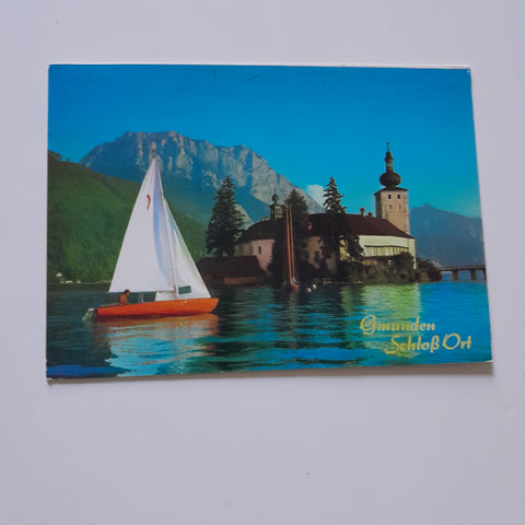 AK Schloß Ort, Gmunden, Traunsee.