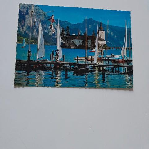 AK Schloß Ort, Gmunden, Traunsee.