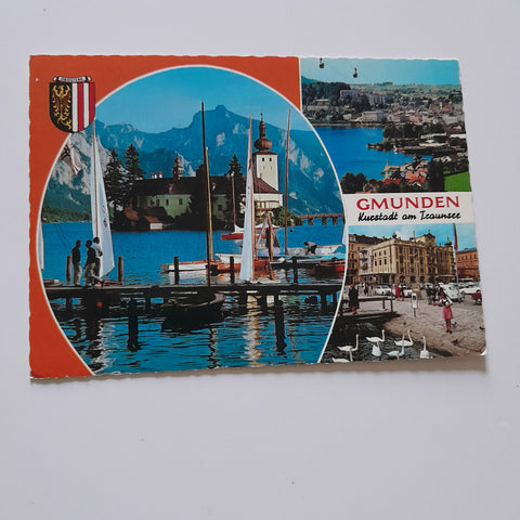 AK Schloß Ort, Gmunden, Traunsee.