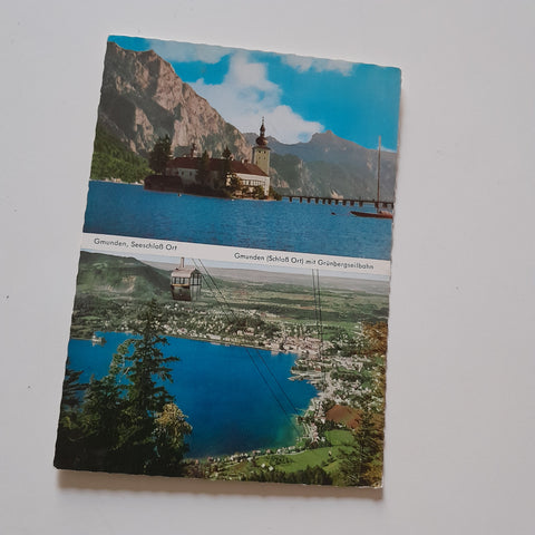 AK Schloß Ort, Gmunden, Traunsee.