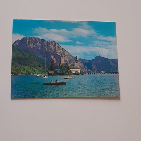 AK Schloß Ort, Gmunden, Traunsee.