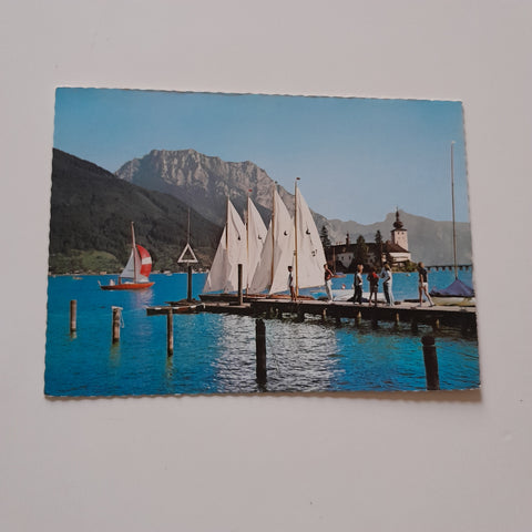 AK Schloß Ort, Gmunden, Traunsee.