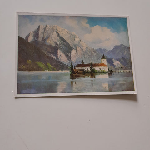 AK Schloß Ort am Gmundner See. (J. Hecker)