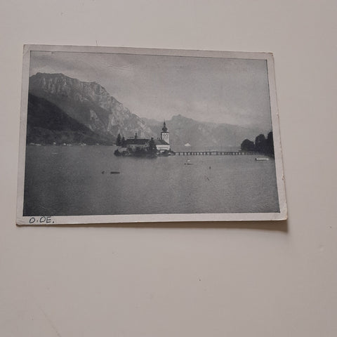 AK Schloß Ort am Traunsee.