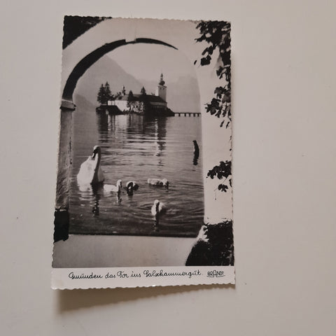 AK Gmunden Schloß Ort.