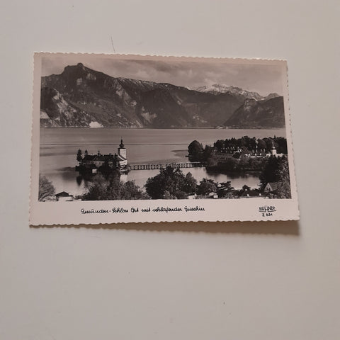 AK Gmunden Schloß Ort.