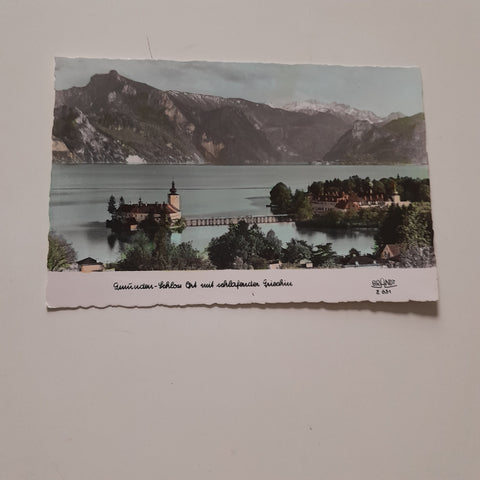 AK Gmunden Schloss Ort.