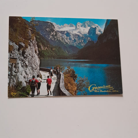 AK Gosau mit hohem Dachstein.