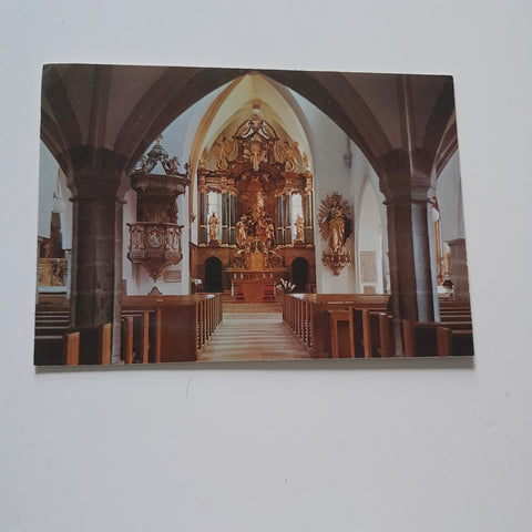 AK Gmunden am Traunsee. Kircheninneres.