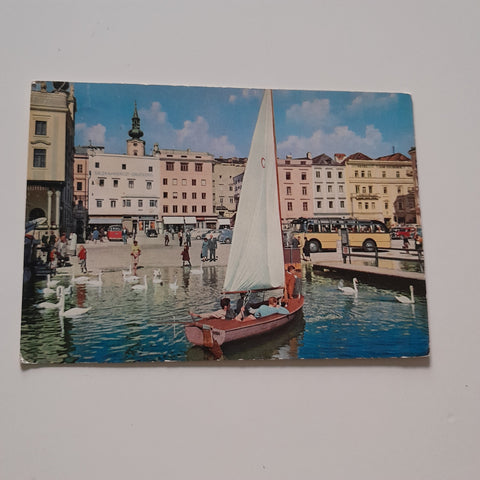AK Gmunden. Rathausplatz.