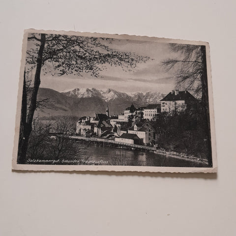 AK Gmunden. Traunzufluss. (1942)