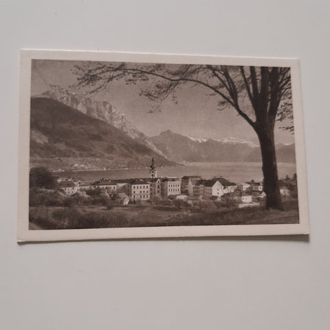 AK Gmunden vom Kalvarienberg. (1912)