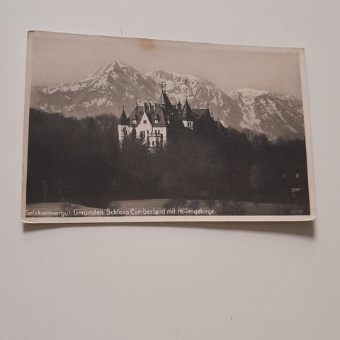 AK Gmunden. Schloss Cumberland (1926)