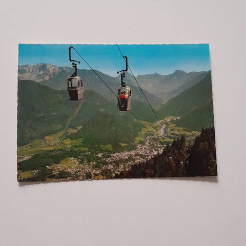 AK Kabinenbahn zur Katrin-Alpe mit Bad Ischl.