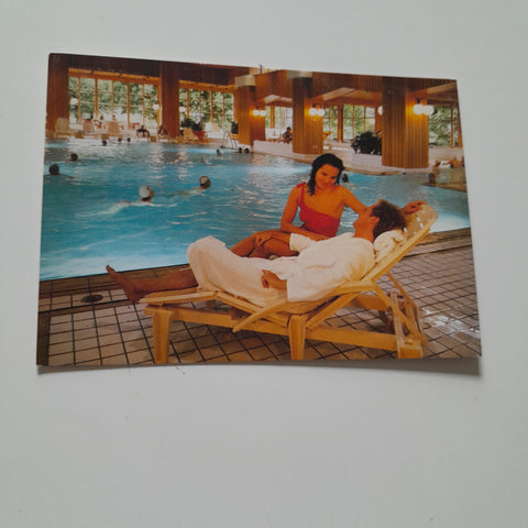 AK Bad Ischl. Sole Hallenwarmbad. Baden wie im Meer.