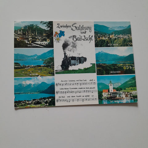 AK Zwischen Salzburg und Bad Ischl.