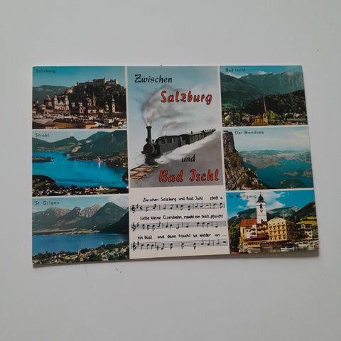 AK Zwischen Salzburg und Bad Ischl.