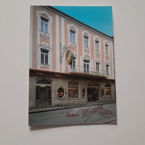 AK Bad Ischl. Konditorei Zauner. Besitzer: Gärdi Zauner.