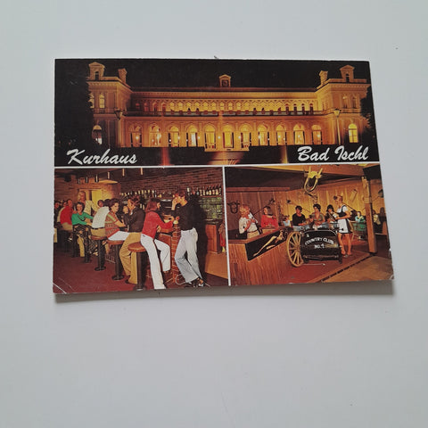 AK Bad Ischl. Kurhaus. Restaurant. Bar.