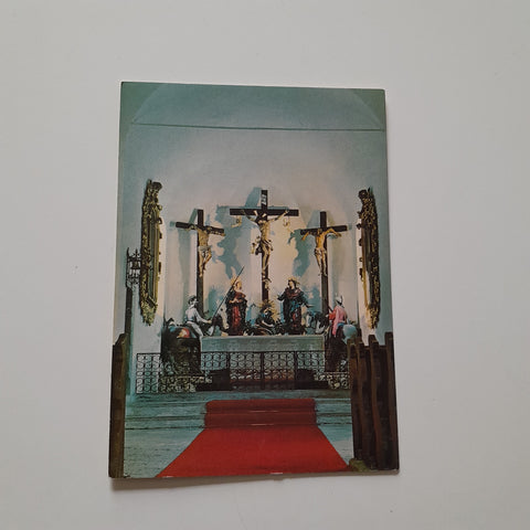 AK Bad Ischl. Kalvarienbergkirche. Kreuzigungsgruppe.