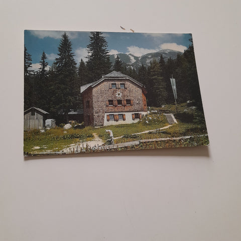 AK Ischler Hütte mit Schönberg. Bad Ischl.