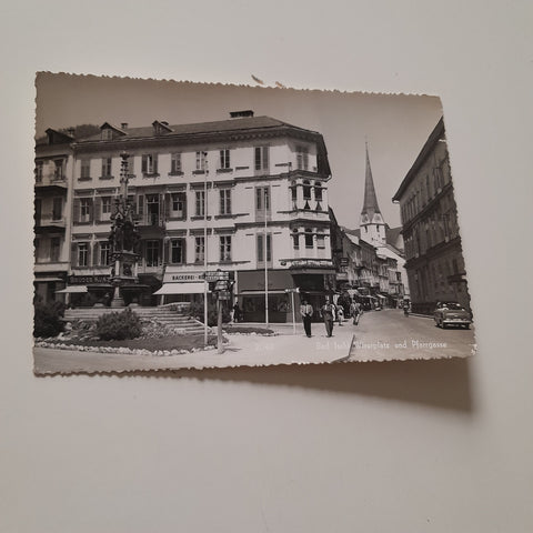 AK Bad Ischl. Wirerplatz und Pfarrgasse.