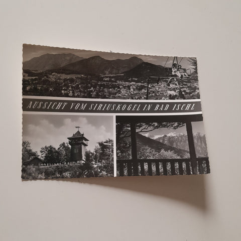 AK Aussicht vom Siriuskogel in Bad Ischl.