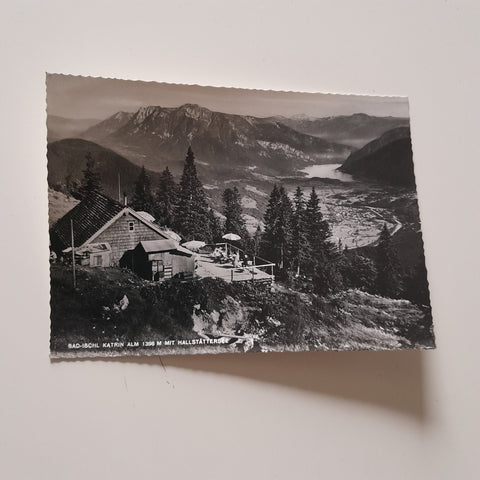 AK Bad Ischl. Katrin Alm mit Hallstättersee.