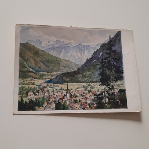 AK Bad Ischl mit Dachstein.