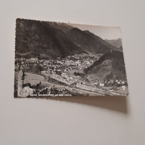 AK Ruine Wildenstein mit Bad Ischl.