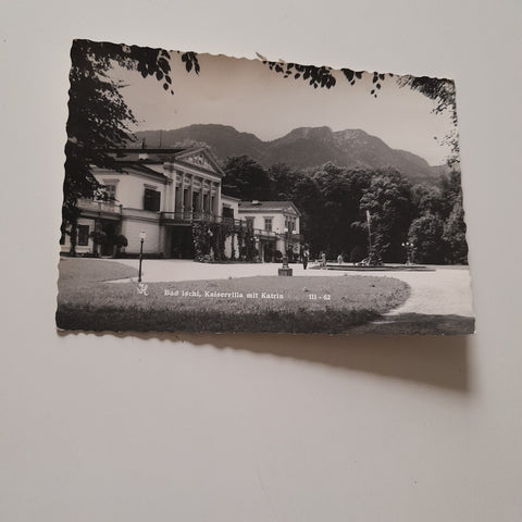 AK Bad Ischl. Kaiservilla mit Katrin.
