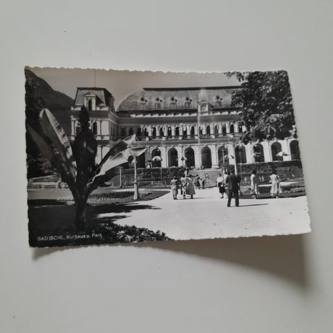AK Bad Ischl. Kurhaus und Park.