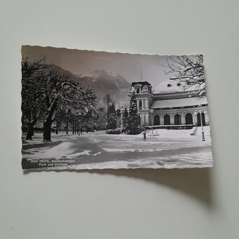 AK Bad Ischl. Kurhaus und Park.