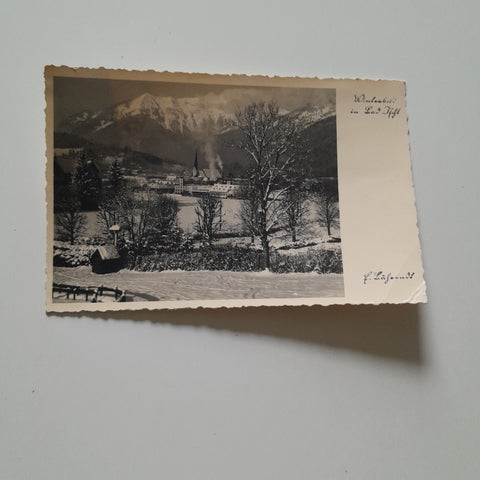 AK Winterzauber in Bad Ischl. (1940)