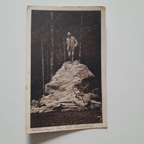 AK Bad Ischl. Kaiserdenkmal. (1933)