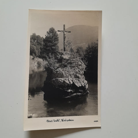 AK Bad Ischl. Kreuzstein.